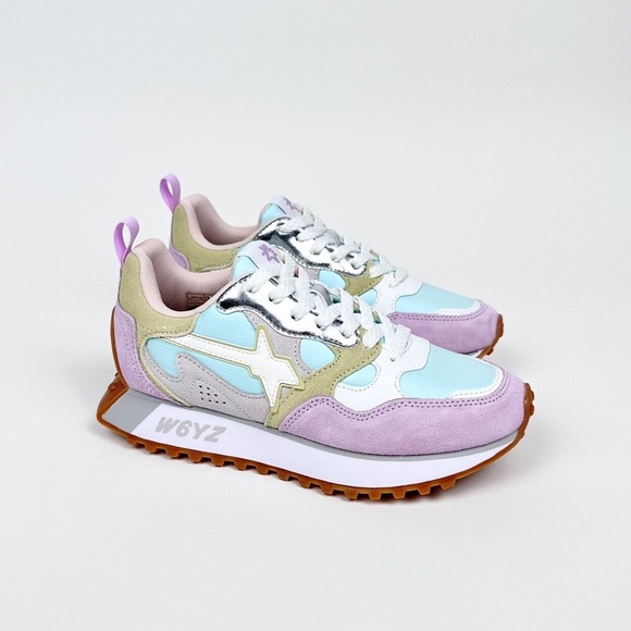w6yz Shoes - NWT W6YZ Just Say Wizz Loop Sneaker Pastel Lilac Paglia White Sz 9